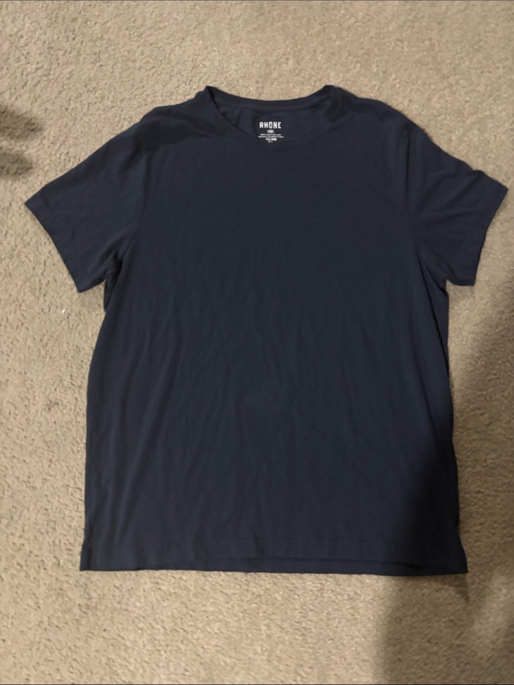 RHONE Men's Navy Short-Sleeve Crew Tee
